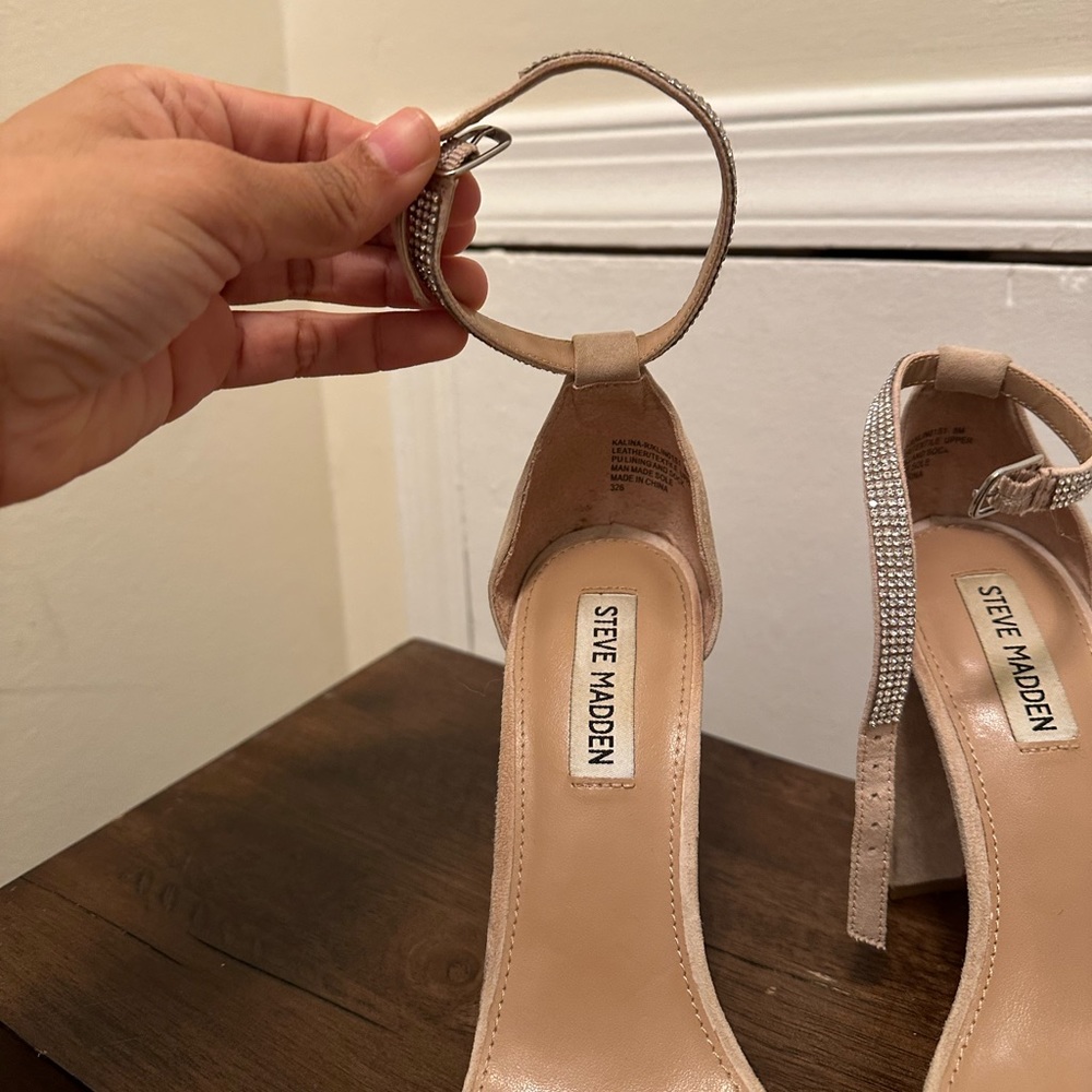 Steve Madden Rhinestone Heels - Picture 7 of 9